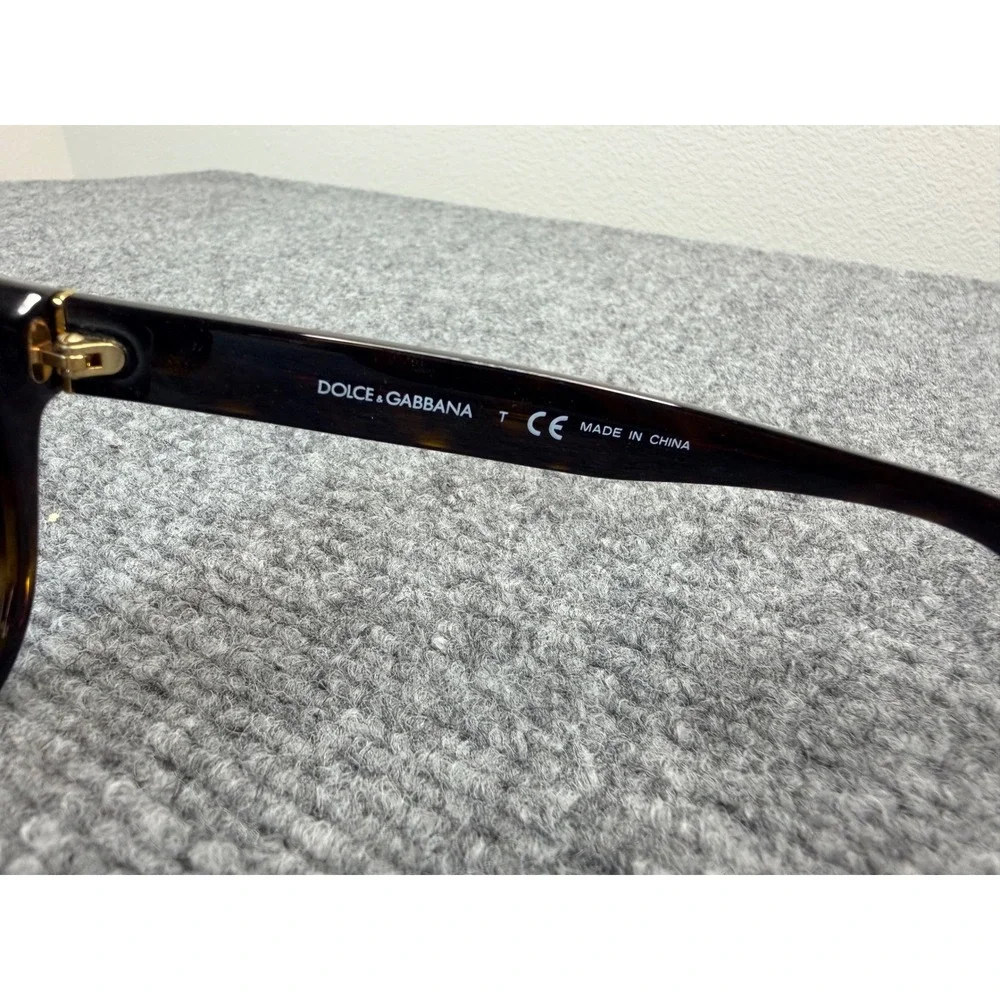 Dolce & Gabbana DG 4274F Tortoise Sunglasses Gold Brow Bar‎ 50mm Brown Gradient